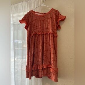 Anthropologie Baby Doll Dress - Coral